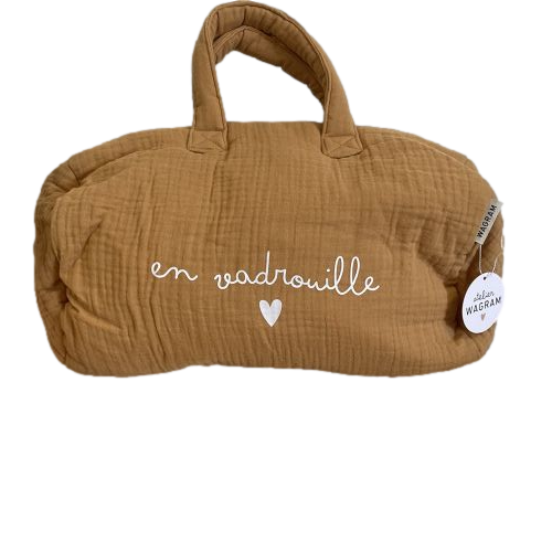 Les Petits Marmots | Sac polochon mini en vadrouille - Camel