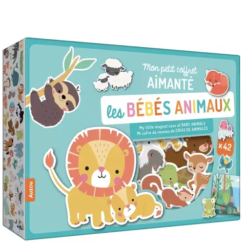 Les Petits Marmots | Mon petit coffret aimanté - Les bébés animaux