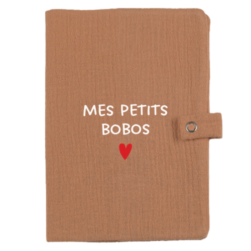 Les Petits Marmots | Protège carnet de santé - Camel