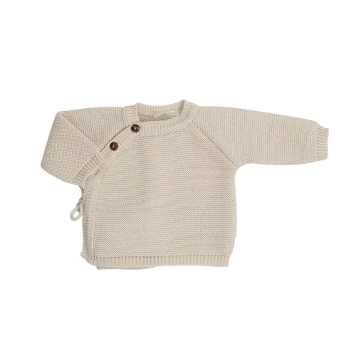 Les Petits Marmots | Brassière bébé en maille - Sable