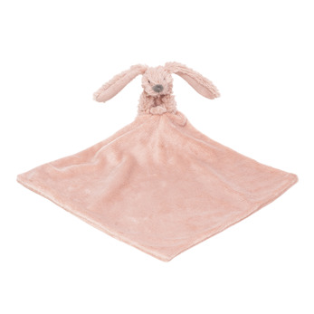 Les Petits Marmots | Doudou plat lapin Richie - Vieux rose