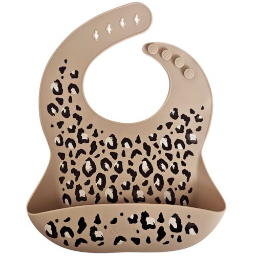 Les Petits Marmots | Bavoir en silicone - Sauvage