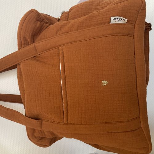 Les Petits Marmots | Sac à langer caramel - Atelier Wagram