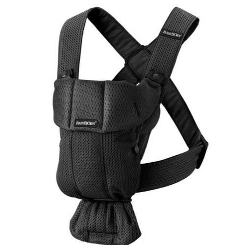 Les Petits Marmots | Porte-bébé mini 3D Mesh - Black