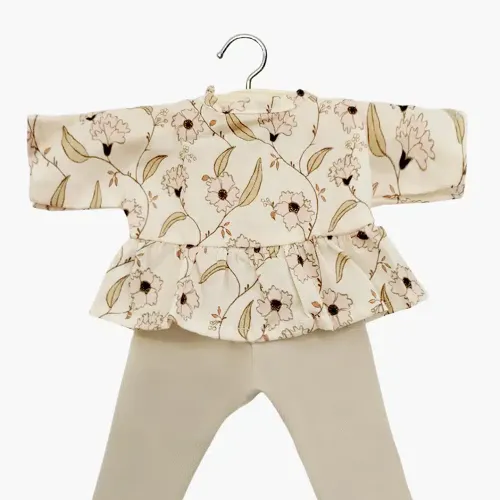 Les Petits Marmots | Babies - Ensemble top Ophélia en coton Janelle et legging lin