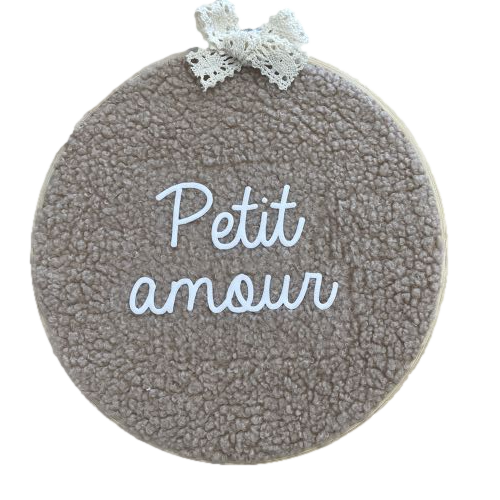 Les Petits Marmots | Tambour bouclette marron - Petit amour