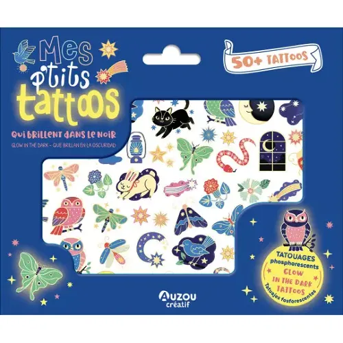 Les Petits Marmots | Mes p'tits tattoos - Qui brillent dans le noir