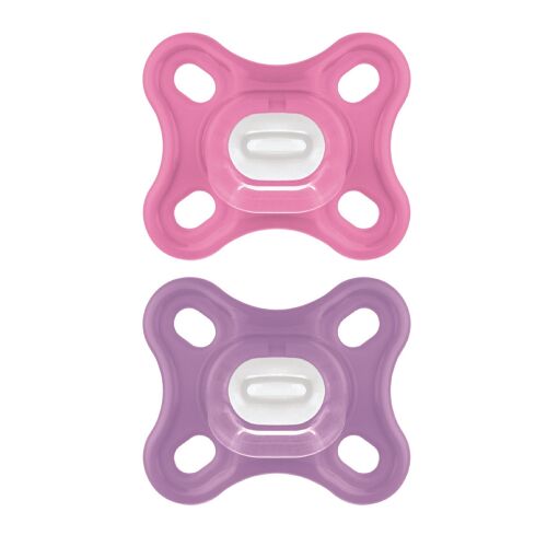 Les Petits Marmots | Lot de 2 sucettes 0-2 mois comfort - Rose