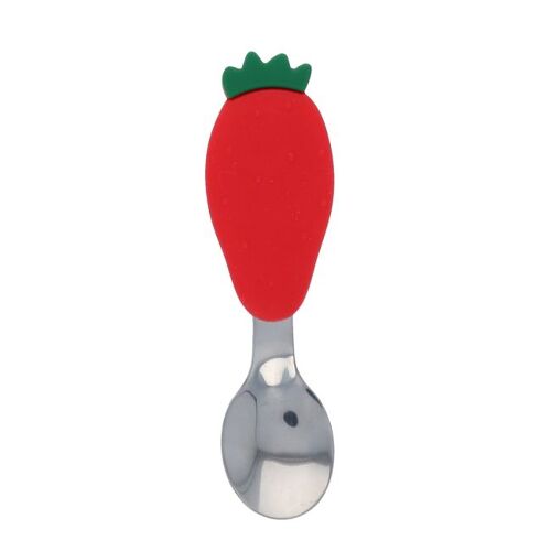 Les Petits Marmots | Cuillère manche fraise en silicone