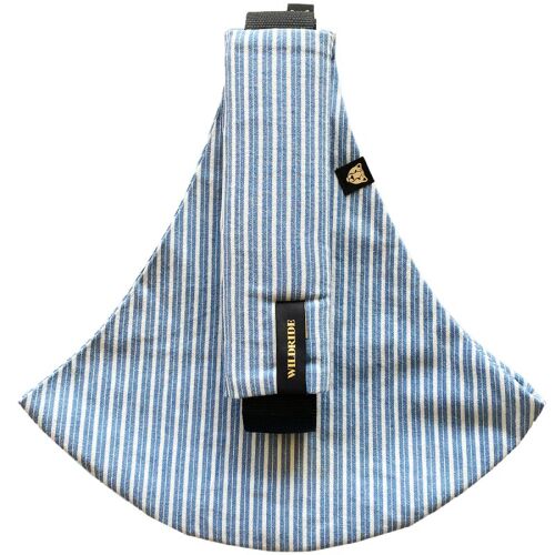 Les Petits Marmots | Porte-bébé enfant - Light stripes denim 