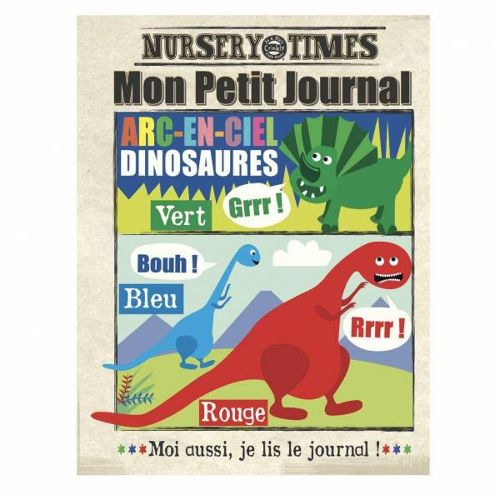 Les Petits Marmots | Journal en tissu - Les Dinosaures