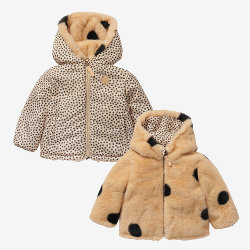 Les Petits Marmots | Veste réversible à pois