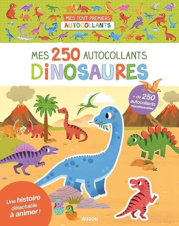 Les Petits Marmots | Mes 250 autocollants - Les dinosaures