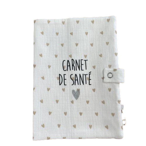 Les Petits Marmots | Protège carnet de santé - Petits coeurs