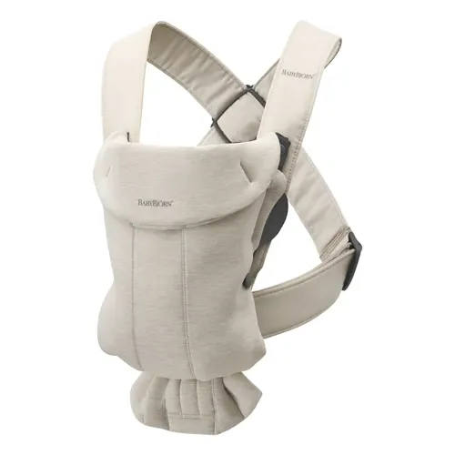 Les Petits Marmots | Porte-bébé mini 3D Jersey - Beige clair