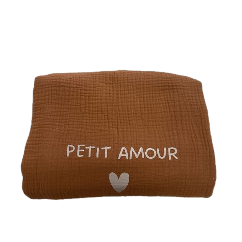 Les Petits Marmots | Couverture Pilou "Petit amour" - Caramel