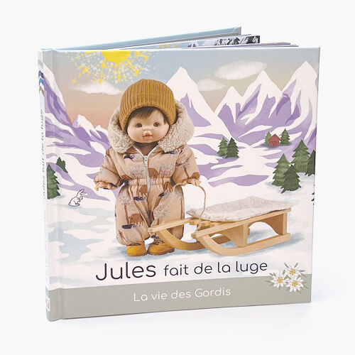 Les Petits Marmots | Livre Minikane - Jules fait de la luge