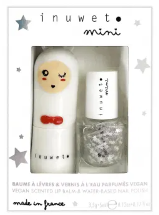 Les Petits Marmots | Coffret baume et vernis - Blanc