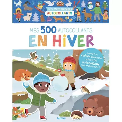 Les Petits Marmots | Mes 500 autocollants - En hiver