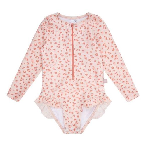 Les Petits Marmots | Maillot de bain manches longues - Panthère rose