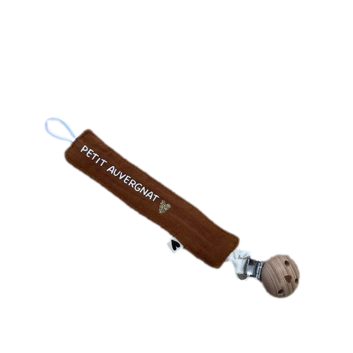 Les Petits Marmots | Attache tétine caramel - Petit Auvergnat