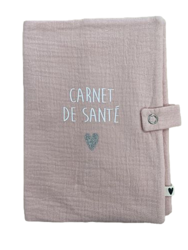 Les Petits Marmots | Protège carnet de santé - Rose