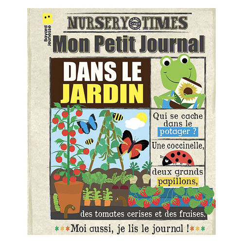 Les Petits Marmots | Journal en tissu - Dans le jardin