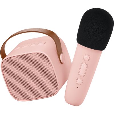 Les Petits Marmots | Micro et enceinte portable - Rose