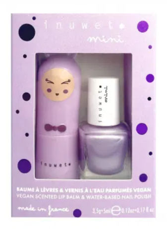 Les Petits Marmots | Coffret baume et vernis - Violet