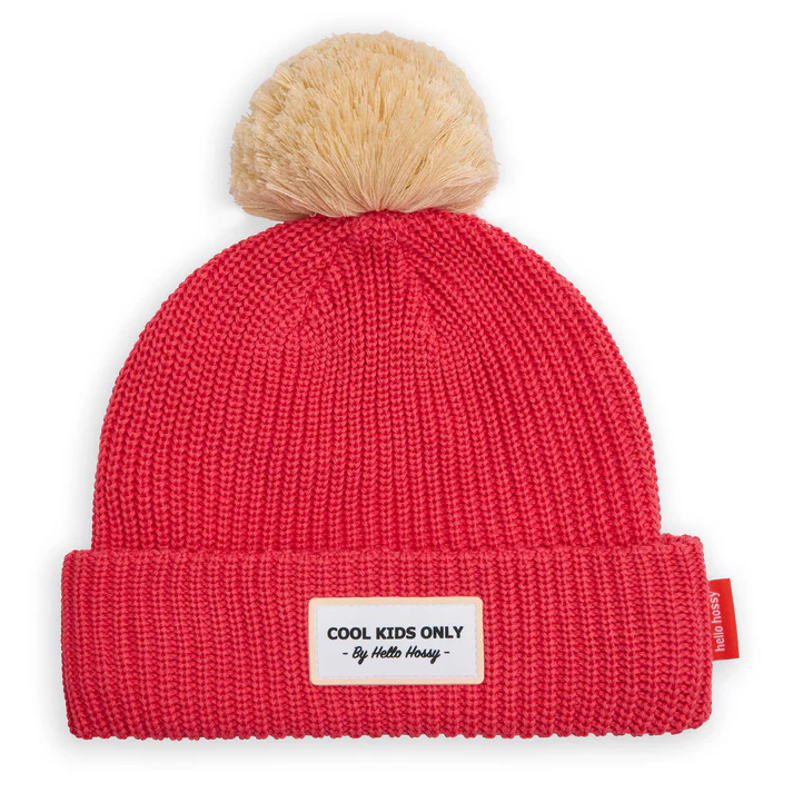 Les Petits Marmots | Bonnet Color Block Framboise