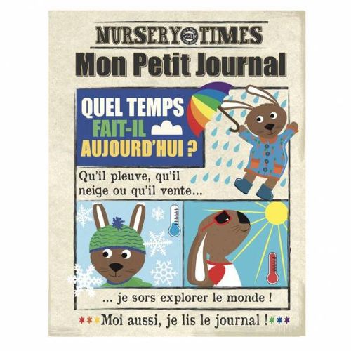 Les Petits Marmots | Journal en tissu - La Météo