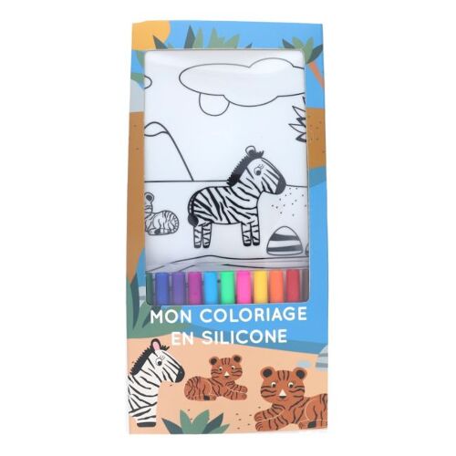 Les Petits Marmots | Kit de coloriage en silicone - Savane 