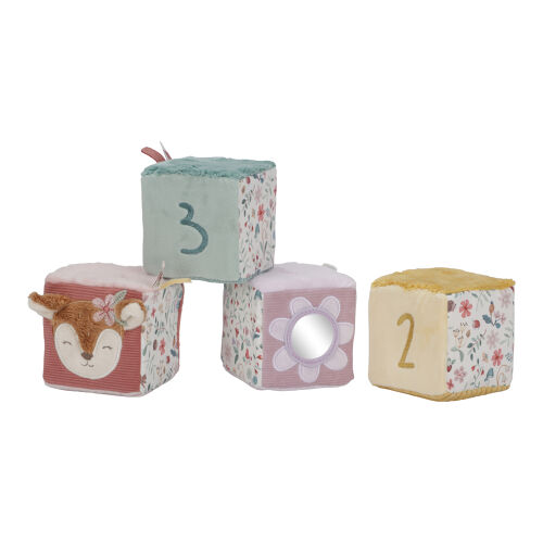 Les Petits Marmots | Set de 4 cubes doux - Fairy garden